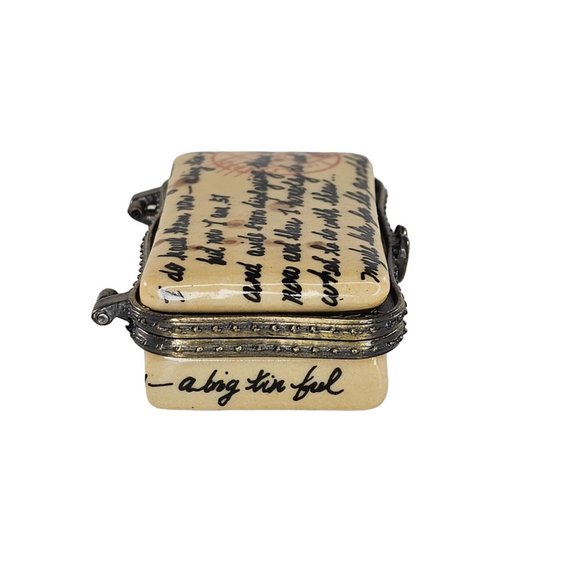 CBK Ltd Porcelain Magdspuri Letter Postcard Postage Mail Trinket Box - Picture 4 of 8